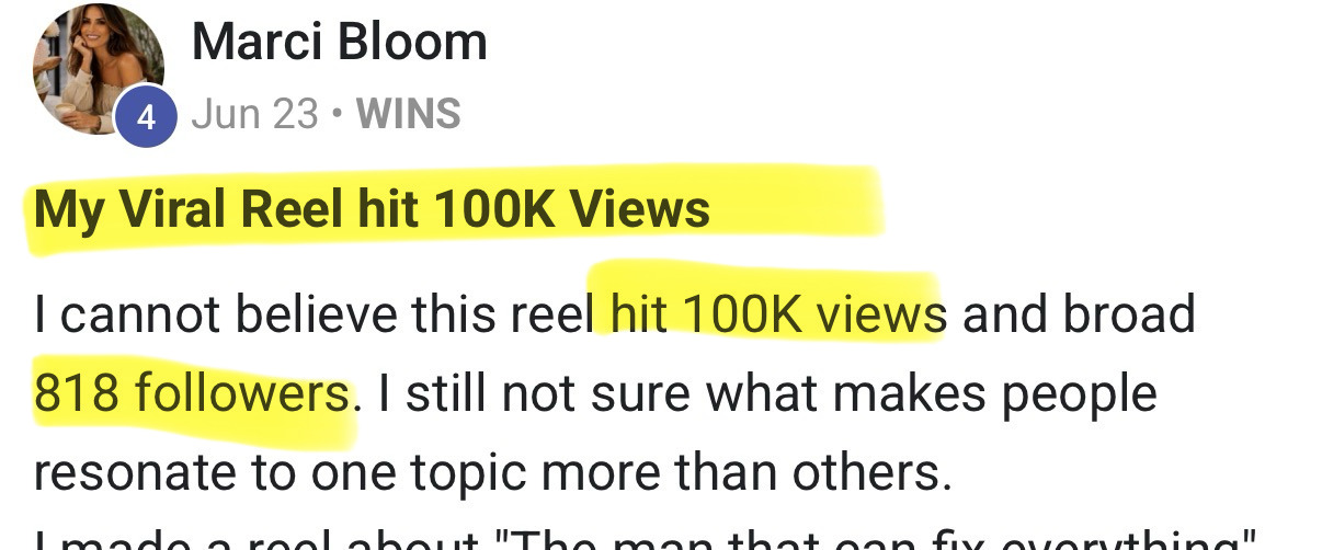 Community result